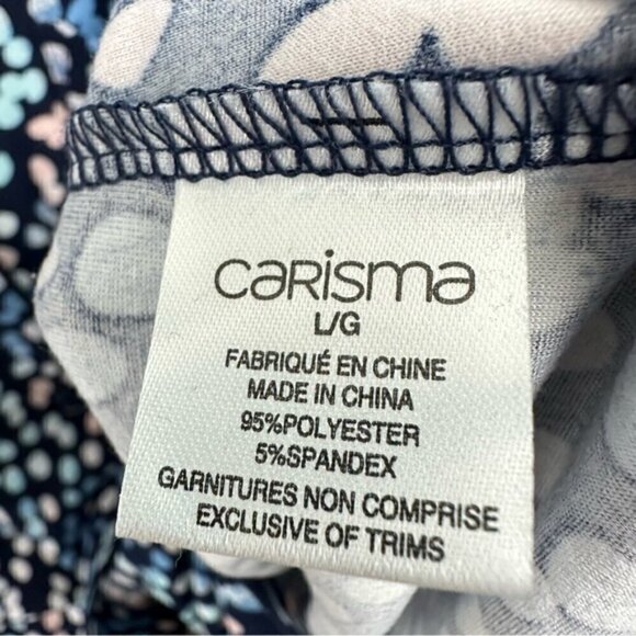 Carisma Size LG Dotted Button up Loungewear Blouse - Picture 7 of 7